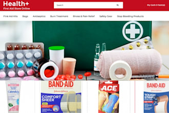 design money making medical equipment website health care website pharmacy store