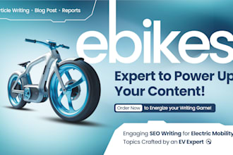 write on electric bikes, ebikes, electric motorcycles