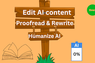 rewrite, humanize and proofread ai content within an hour