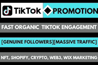 organically promote your tiktok account for real organic growth and engagement