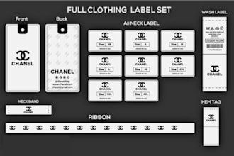 design clothing labels and hang tags