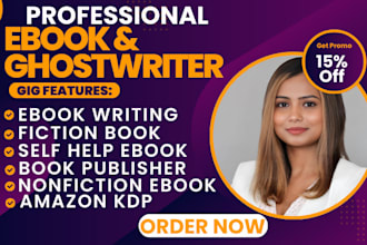 be your ebook writer ebook ghostwriter fiction, nonfiction amazon KDP writing