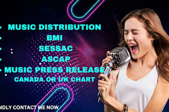 organic music distribution music promotion music registration radio submission