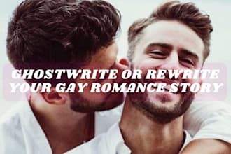 ghostwrite or rewrite your gay lesbian romance story