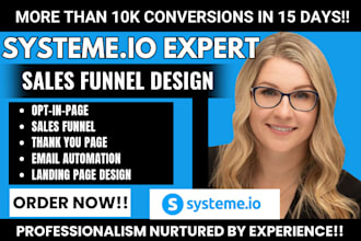 do systeme io sales funnel landing page design online course affiliate marketing