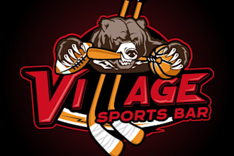design awesome sports bar logo