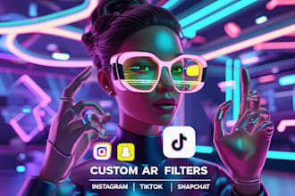 create advanced ar filters for instagram, tiktok, and snapchat