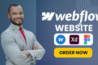design or develop webflow website, figma to webflow, webflow expert