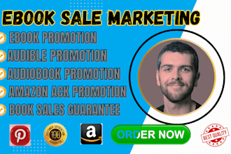 do amazon ack or audible audiobook promotion, ebook sales marketing