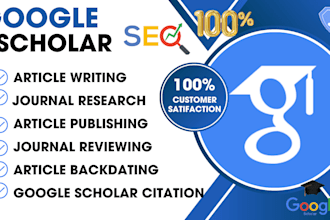 write and publish article in a peer reviewed index google scholar journal