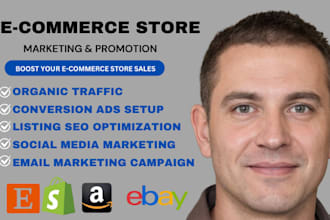 promote and advertise your etsy, ebay, shopify and amazon to boost sales