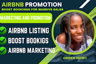 do airbnb promotion, airbnb marketing, airbnb listing and vrbo