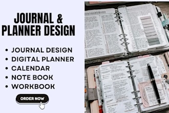 design custom journals planners and digital calendars weekly monthly