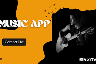 develop music app, music website like spotify, youtube music