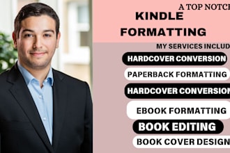 kindle publishing script editor paperback hardcover for children book fiction
