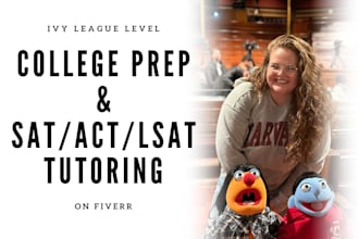 be your ivy league sat, act, lsat tutor or college advisor