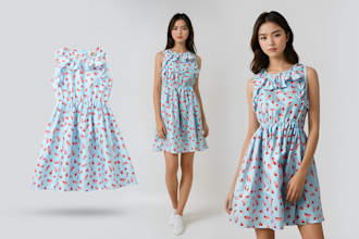 create hyper realistic ai fashion model for clothing brand, fast delivery