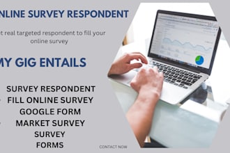fill 1000 online survey respondent market survey google forms