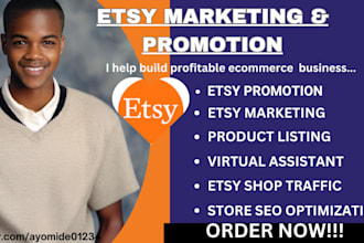 do etsy store listing shop promotion to increase etsy visitors and sales