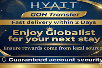 send you hyatt goh guest of honor to enjoy globalist