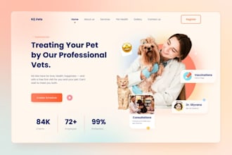 create or redesign a modern tilda, duda, weebly, or vev website