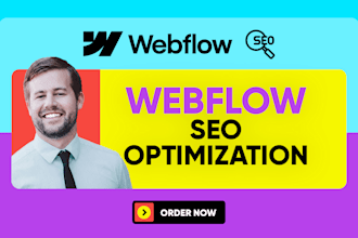 optimize webflow SEO for performance and ai search