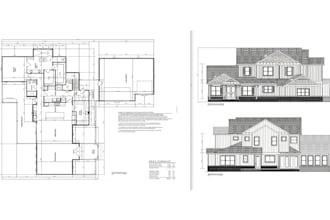 draft complete floor, foundation, and framing plans for permit approval