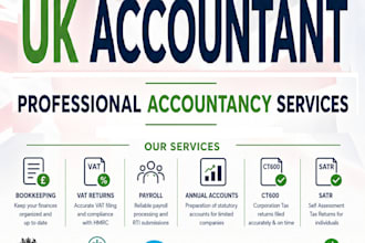 do accounting and bookkeeping for UK company