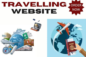 build travel agency tutor booking tourism shopify photography hotel wix website