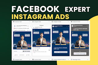 be your facebook ads expert meta ads, instagram marketing, and paid social media