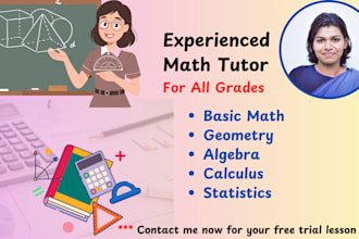 be your tutor for algebra and geometry