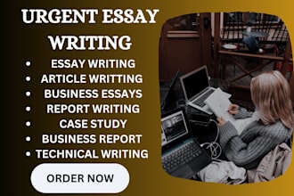 do urgent essay writing as an essay writer