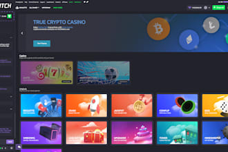 develop a gamble website, bet app, sport app, crypto site