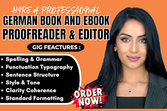 proofread and edit your german nonfiction ebook, novel and comic for amazon kdp