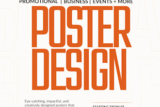 design minimalist as well as creative posters and portfolios