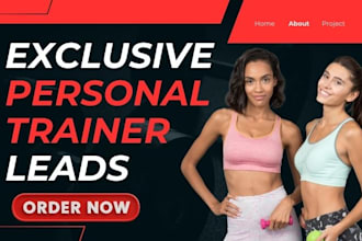 exclusive personal trainer leads personal fitness leads yoga leads