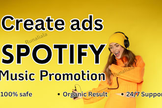 do create ads for your spotify music promotion