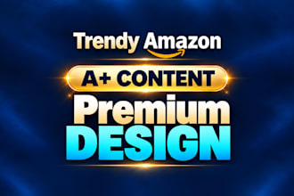 do professional amazon ebc design, a plus content, premium ebc
