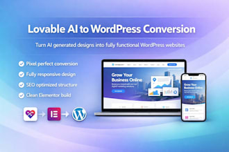 lovable to wordpress elementor clone lovable website copy lovable ai wordpress