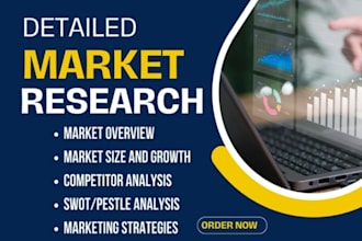 be your market research analyst and business planning manager
