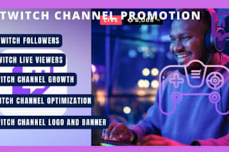 organic twitch channel promotion to increase followers viewers chatters