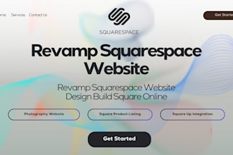 revamp squarespace website build design square online store website square store