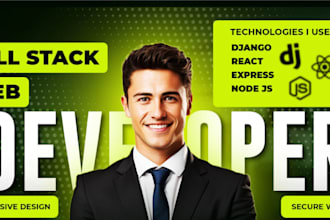 build custom website as full stack website developer, website development