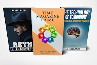 create and design ebook cover, book cover, KDP book cover