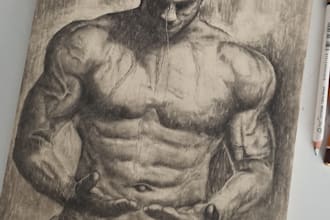 draw realistic pencil portrait from photo