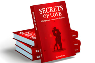 create modern, minimalist book cover design