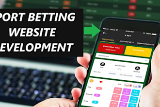 develop a secure sport bet website and app with real time odds