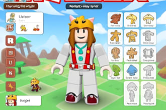 roblox game creation full game development roblox character design asset map ugc