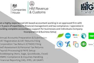 be your chartered certified UK accountant xero sage and quick book specialist