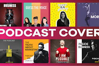 design podcast cover art, podcast cover design, podcast logo, podcast artwork
